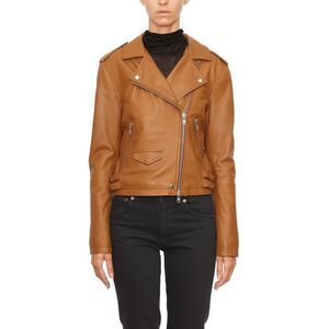 SWORD Women's Leather Moto Jacket Women CUOIO Coats & Jackets